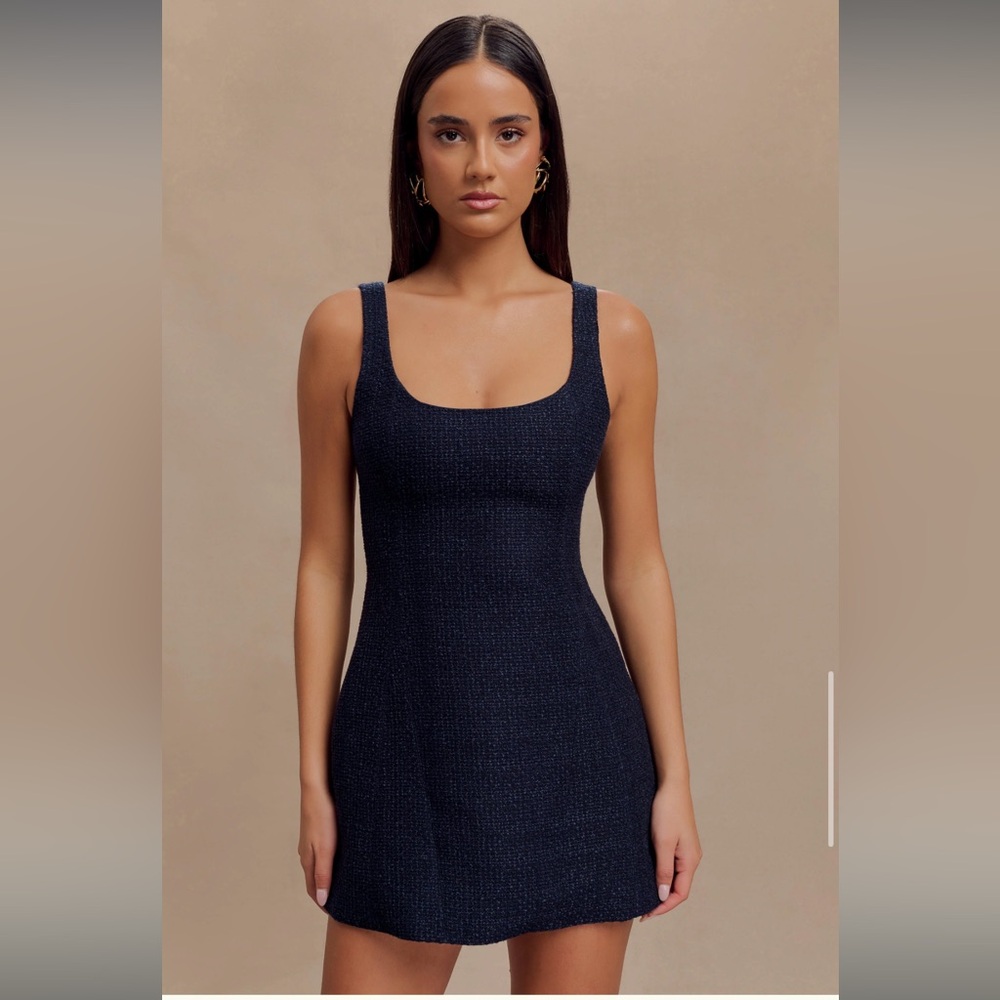 Meshki Beth Boucle Mini Dress